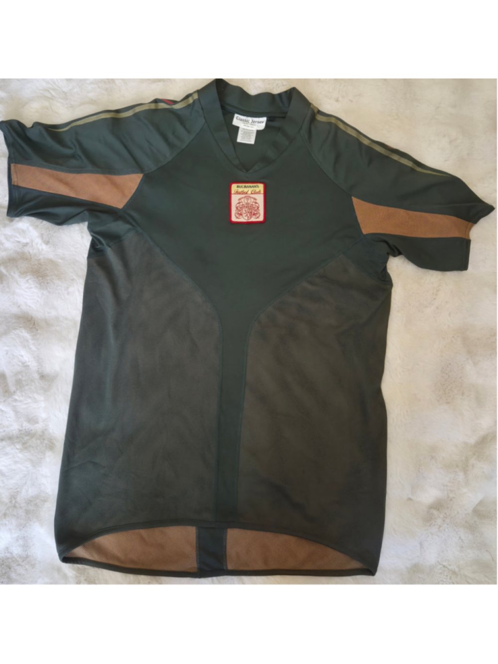 Buchanan's Futbol Club #12 Soccer Jersey Classic Jersey Green Y2K Football Large